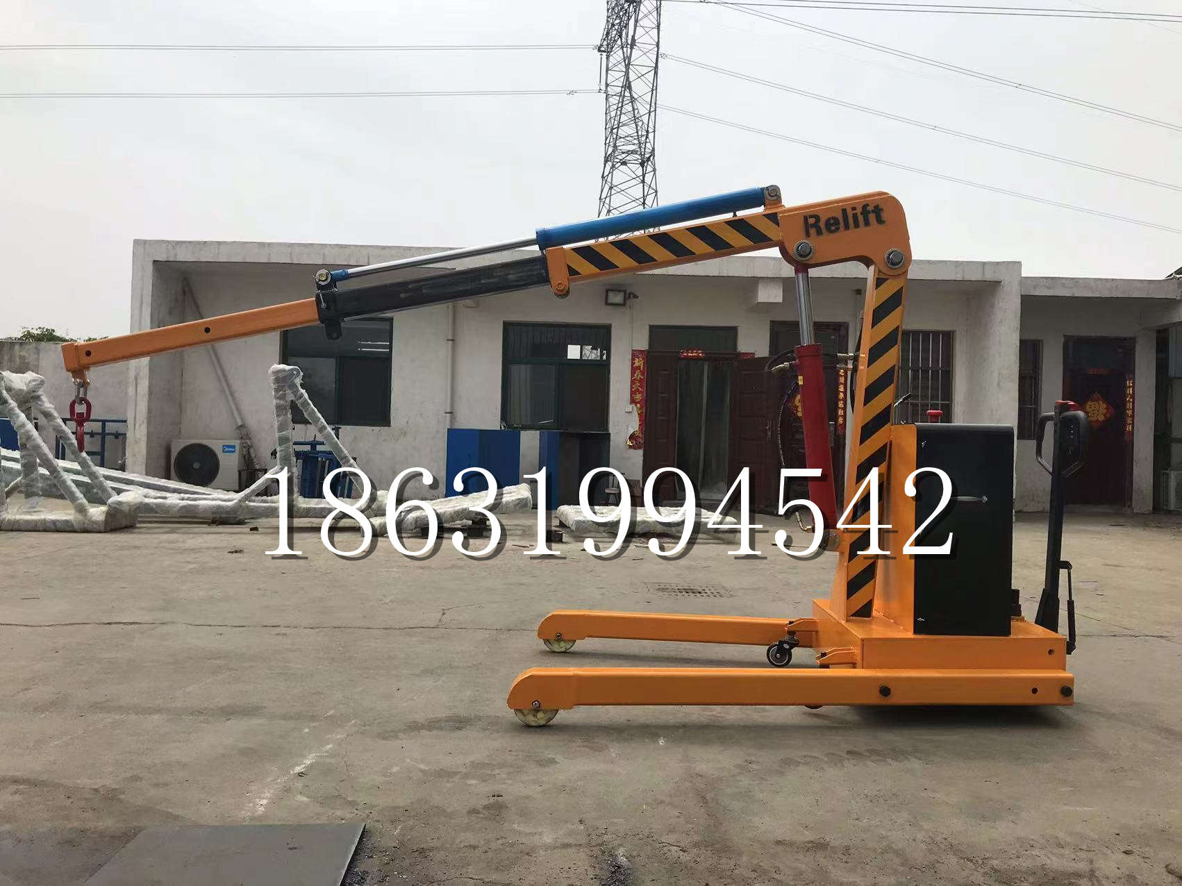 涞源县久征定做3吨三轮随车吊 农用园林绿化移树吊 平板工程用小吊机